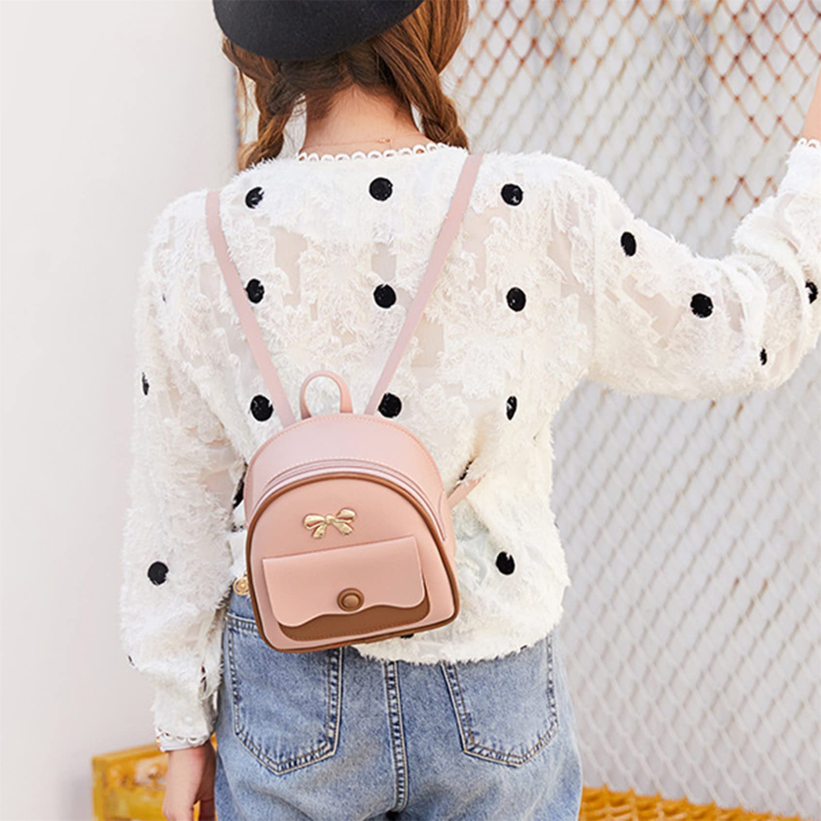 Amazon.co.jp: SEVOLY 女性かわいいPUレザーミニバックパック Amazon.co.jp: SEVOLY 女性かわいいPUレザーミニバックパック